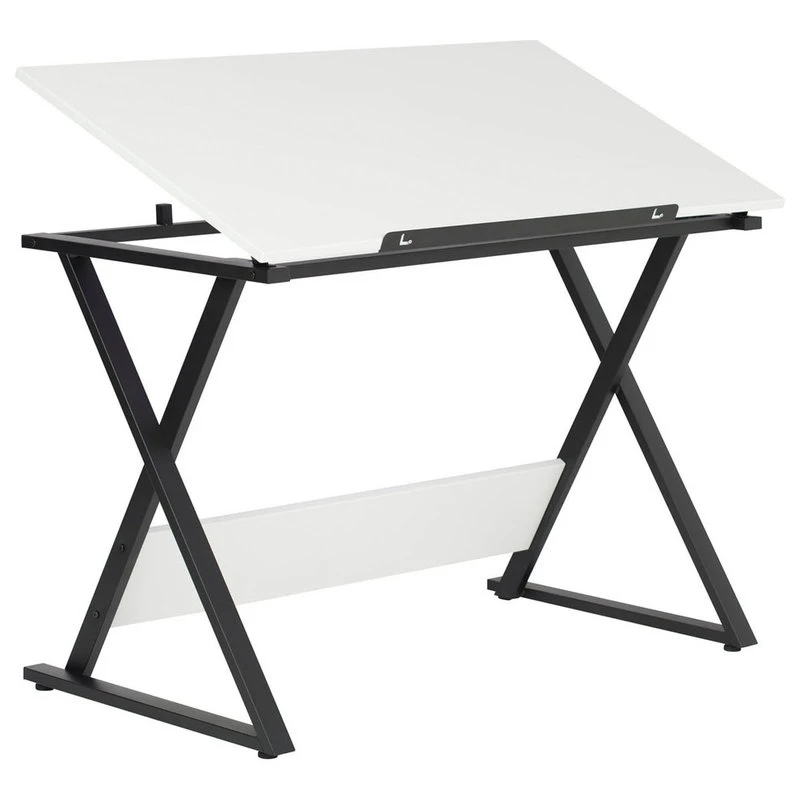 Offex Axiom Drawing Table, Charcoal/White 3 Offex Axiom Drawing Table, Charcoal/White