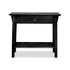 Leick Home Leick Furniture Wood Mission Console Table In Slate Black