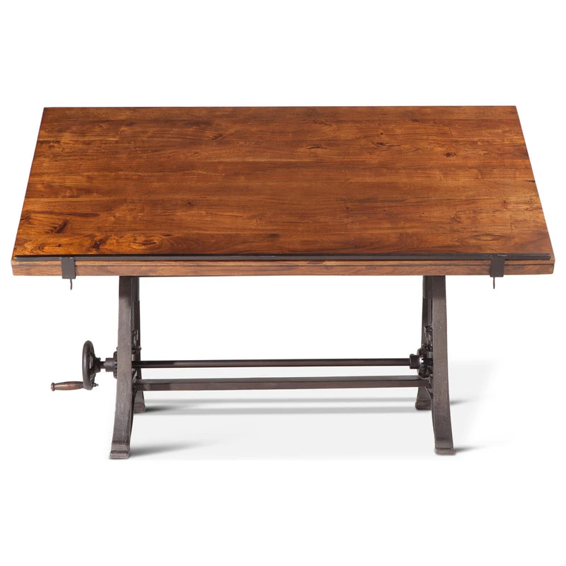 HTD Industrial Adjustable Drafting Desk, 62" Desk, Office Desk, Drafting Desk 4 HTD Industrial Adjustable Drafting Desk, 62" Desk, Office Desk, Drafting Desk - Image 2