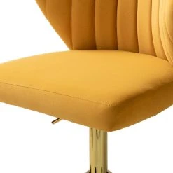 Karat Home Swivel Task Chair With Tufted Back, Mustard 15 Karat Home Swivel Task Chair With Tufted Back, Mustard -Boraam Industries Shop 515170580059236a 1678 w800 h800 b0 p0