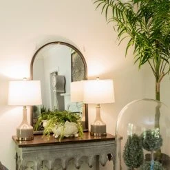 CREATIVE CO-OP Metal Scalloped Edge Table With Wood Top, Brown -Boraam Industries Shop 51910c0b0328d6a0 9965 w800 h800 b0 p0