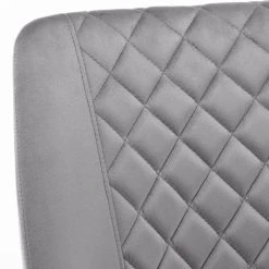 Duhome Elegant Lifestyle Diamond Stitched Swivel Velvet Task Chair, Grey & Silver Base -Boraam Industries Shop 52113307009e1b23 5308 w800 h800 b0 p0