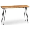 Bolton Furniture, Inc. Hairpin Natural Live Edge Wood, Metal 48" Media Console Table, Natural -Boraam Industries Shop 53214ee301f4369e 7483 w800 h800 b1 p0
