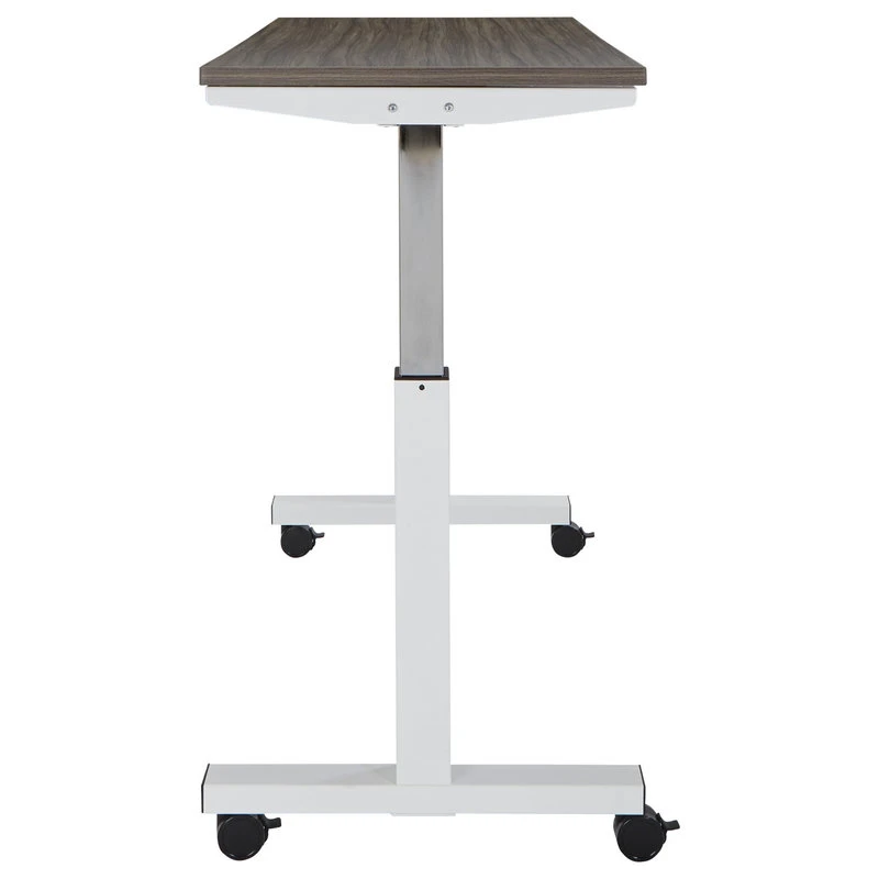 Office Star Products 5' Wide Pneumatic Height Adjustable Table With Locking Black Casters. 4 Office Star Products 5' Wide Pneumatic Height Adjustable Table With Locking Black Casters. - Image 2