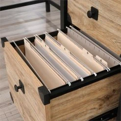 Sauder Steel River Engineered Wood And Metal L-Shaped Desk In Milled Mesquite -Boraam Industries Shop 5381bcbd0f24f2eb 3842 w800 h800 b0 p0