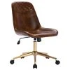 Duhome Elegant Lifestyle Faux Leather Golden Base Swivel Desk Chair, Yellowish-Brown 1 Duhome Elegant Lifestyle Faux Leather Golden Base Swivel Desk Chair, Yellowish-Brown -Boraam Industries Shop 54919dfc00386840 1924 w800 h800 b1 p0