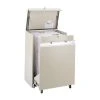 Scranton & Co Hanging Files Metal File Cabinet For 24" X 36" Documents In Beige