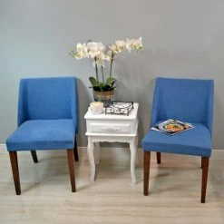 Home Garden Collections White Wood Nightstand Queen Anne Style Mid Century Console Table 19 Home Garden Collections White Wood Nightstand Queen Anne Style Mid Century Console Table -Boraam Industries Shop 5521eb350140dfc1 3887 w800 h800 b0 p0