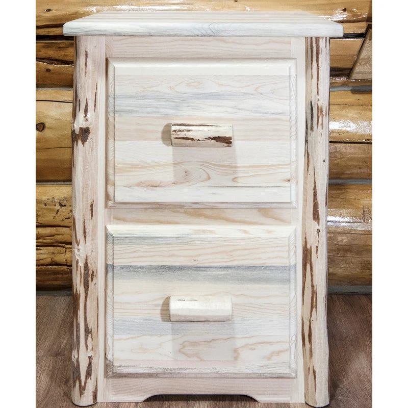 Montana Woodworks Montana Collection 2-Drawer File Cabinet, Ready To Finish 4 Montana Woodworks Montana Collection 2-Drawer File Cabinet, Ready To Finish - Image 2