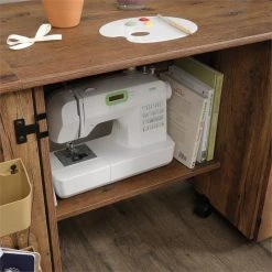Sauder Contemporary Wood Sewing Craft Cart In Vintage Oak 11 Sauder Contemporary Wood Sewing Craft Cart In Vintage Oak -Boraam Industries Shop 56113cbf0e387f1c 7477 w800 h800 b0 p0