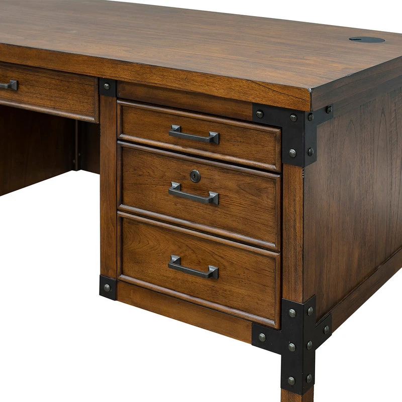 Martin Furniture Half Pedestal Desk 4 Martin Furniture Half Pedestal Desk - Image 2
