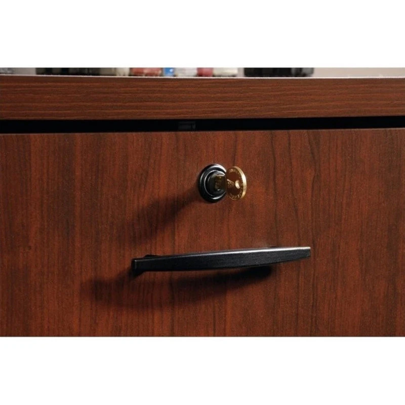 Sauder Via 2 Drawer File Cabinet In Classic Cherry 7 Sauder Via 2 Drawer File Cabinet In Classic Cherry - Image 5