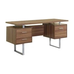 Pemberly Row 60" Office Desk In Walnut