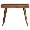 Oak Idea Pratt Office Desk, Dark Walnut
