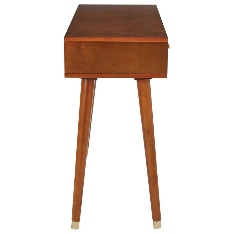 Office Star Products Cupertino Console Table In Light Walnut Wood 5 Office Star Products Cupertino Console Table In Light Walnut Wood - Image 3