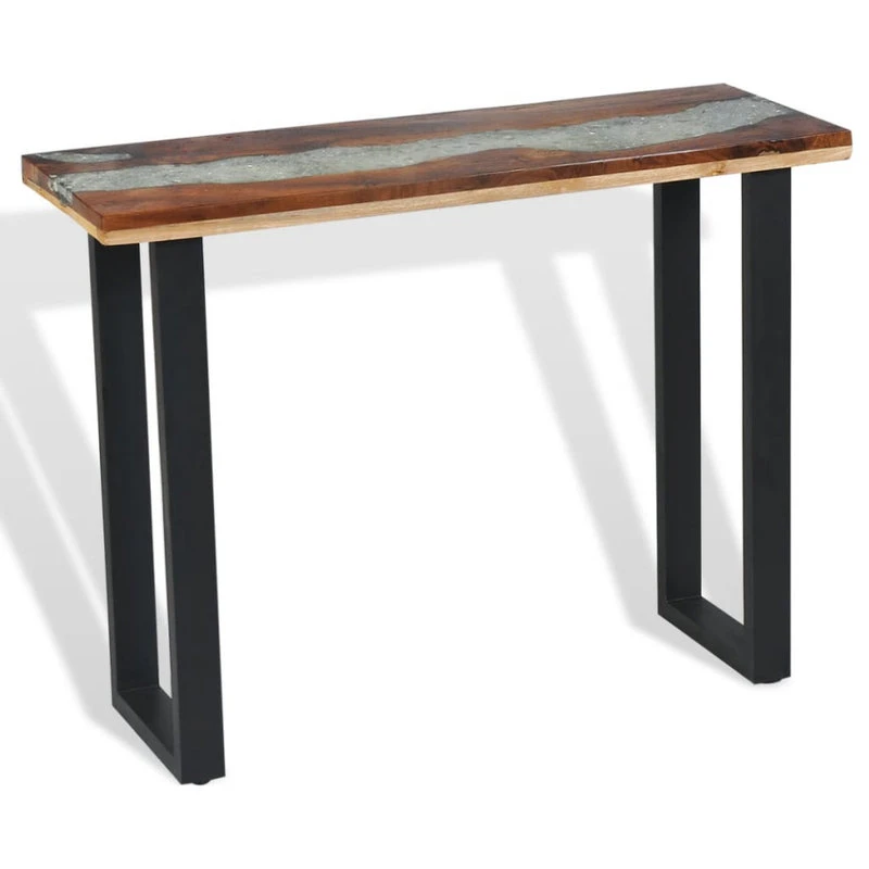 Vida XL International B.V. VidaXL Solid Teak Console Table Industrial End Side Living Room Furniture 8 Vida XL International B.V. VidaXL Solid Teak Console Table Industrial End Side Living Room Furniture - Image 6