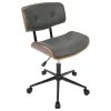 LumiSource Lombardi Height Adj. Office Chair, Walnut And Gray 1 LumiSource Lombardi Height Adj. Office Chair, Walnut And Gray -Boraam Industries Shop 5ae1b5ae088ba980 7285 w800 h800 b1 p0