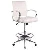 Poly & Bark Poly And Bark Tremaine Drafting Chair, White -Boraam Industries Shop 5ae1dc2f0b155e2a 0156 w800 h800 b1 p0