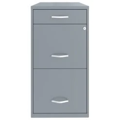 UrbanPro 18 Inch 3 Drawer Metal File Cabinet With Pencil Drawer In Gray -Boraam Industries Shop 5ae1e11a03ad2d00 6787 w800 h800 b1 p0