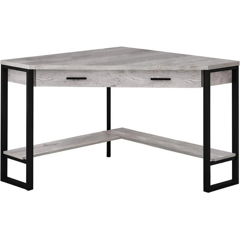 Monarch Computer Desk Home Office Corner 42"L Work Laptop Metal Grey 3 Monarch Computer Desk Home Office Corner 42"L Work Laptop Metal Grey