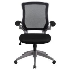 Flash Furniture Mid-Back Black Mesh Swivel Task Chair With Gray Frame And Flip-Up Arms 9 Flash Furniture Mid-Back Black Mesh Swivel Task Chair With Gray Frame And Flip-Up Arms -Boraam Industries Shop 5bc153e008d028bd 3971 w800 h800 b1 p0