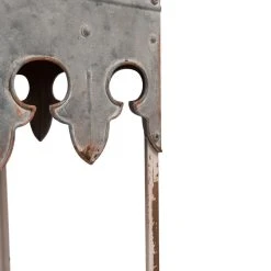 CREATIVE CO-OP Metal Scalloped Edge Table With Wood Top, Brown -Boraam Industries Shop 5d5130840328d6b5 9965 w800 h800 b0 p0