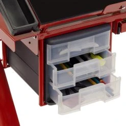 Offex Home Office Futura Craft Station, Red/Black -Boraam Industries Shop 5db1e4df09c8d22f 7761 w800 h800 b0 p0