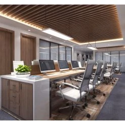 Homedotdot Ergonomic High Back Swivel Boss Ribbed PU Leather Office Chair Modern, White -Boraam Industries Shop 5db1f6130c534909 1068 w800 h800 b0 p0