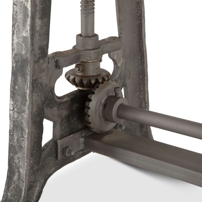 Marco Polo Imports Levi Industrial 62" Adjustable Drafting Desk, Natural Brown 9 Marco Polo Imports Levi Industrial 62" Adjustable Drafting Desk, Natural Brown - Image 7