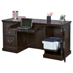 Martin Furniture Fulton Space Saver Double Pedestal Desk -Boraam Industries Shop 5e51cd8c07697b7e 8391 w800 h800 b1 p0