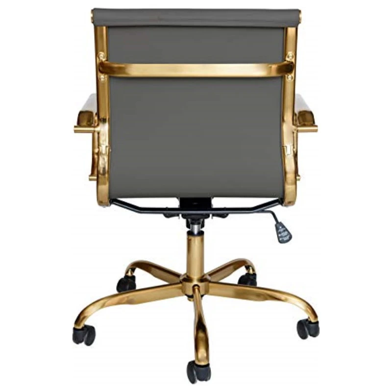 Leisuremod Harris Office Chair With Gold Frame 5 Leisuremod Harris Office Chair With Gold Frame - Image 3