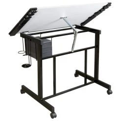 Studio Designs Deluxe Craft Station, Black And White -Boraam Industries Shop 6201529f0721149f 4876 w800 h800 b1 p0