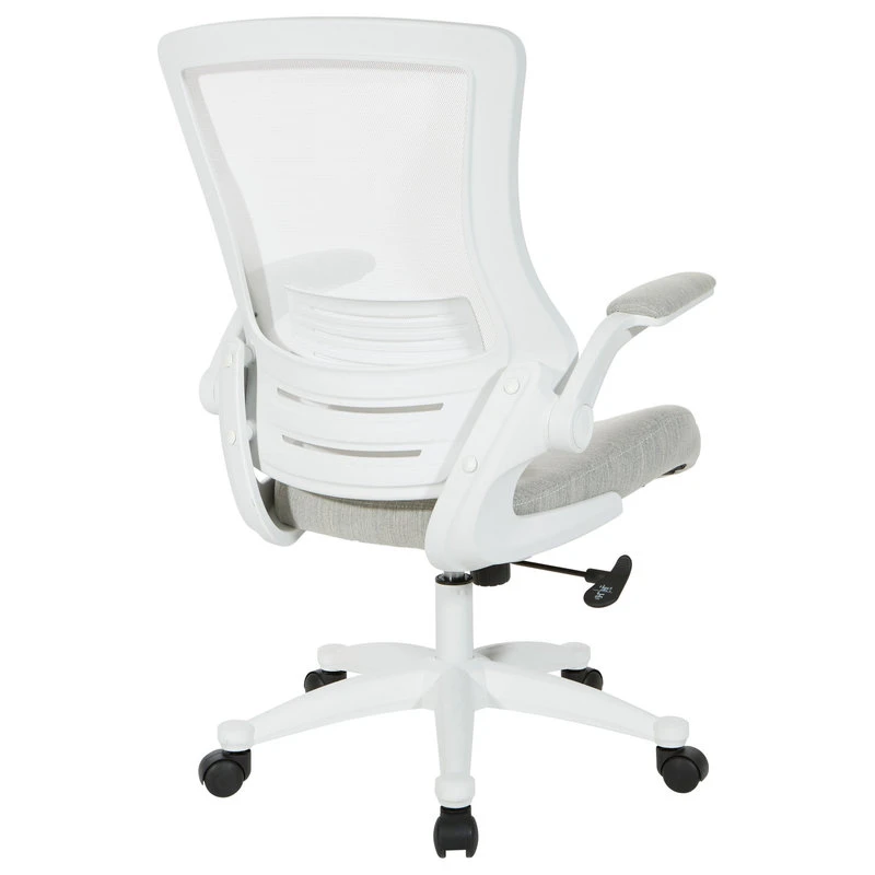 Office Star Products White Screen Back Manager's Chair, Linen Stone Fabric, Linen Stone 5 Office Star Products White Screen Back Manager's Chair, Linen Stone Fabric, Linen Stone - Image 3
