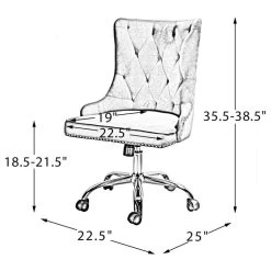 Karat Home Swivel Task Chair, Black -Boraam Industries Shop 62d1ccb2005922d3 1498 w800 h800 b1 p0