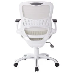 Office Star Products Riley Office Chair With Black Mesh, White -Boraam Industries Shop 6471c1b90de5162c 2090 w800 h800 b1 p0