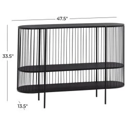 Brimfield & May Contemporary Black Metal Console Table 16422 21 Brimfield & May Contemporary Black Metal Console Table 16422 -Boraam Industries Shop 658141ee035c2053 6717 w800 h800 b1 p0