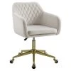 Linon Home Decor Products Linon Lyla Upholstered Quilted Office Chair In Off White -Boraam Industries Shop 6621c51f0f7feb3d 1833 w800 h800 b1 p0