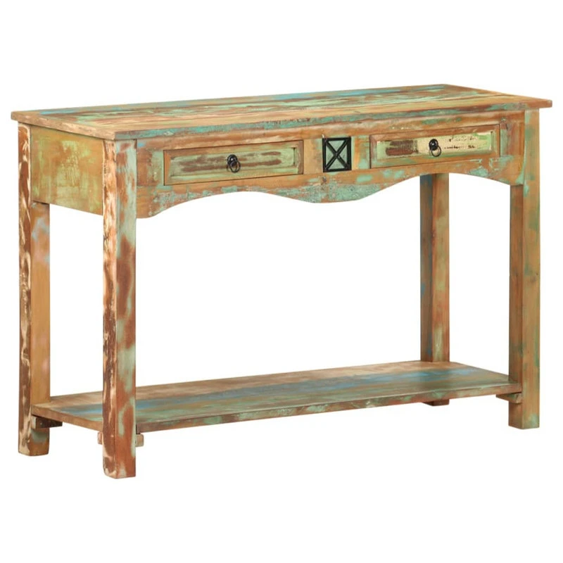 Vida XL International B.V. VidaXL Console Table 47.2" Solid Reclaimed Wood Side Hall Stand Storage Home 11 Vida XL International B.V. VidaXL Console Table 47.2" Solid Reclaimed Wood Side Hall Stand Storage Home - Image 9