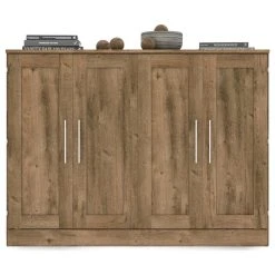 Pur By Bestar Full Cabinet Bed With Mattress In Rustic Brown -Boraam Industries Shop 6671d8a802a9d88e 7984 w800 h800 b1 p0