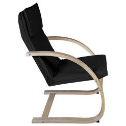 Niche Modern Mia Bentwood Reclining Chair, Natural/Black -Boraam Industries Shop 66c16f9603d29c23 7705 w800 h800 b1 p0