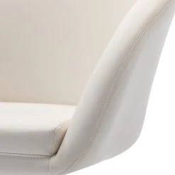 Duhome Elegant Lifestyle Modern PU Leather Swivel Barrel Rolling Chair, White -Boraam Industries Shop 66d1409700cdd7cd 9678 w800 h800 b0 p0