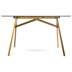 GDFStudio Croxton Mid-Century Acacia Wood Desk With Tempered Glass Top -Boraam Industries Shop 673141d101b6c768 5291 w800 h800 b1 p0
