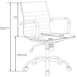 Leisuremod Harris Office Chair With Gold Frame 12 Leisuremod Harris Office Chair With Gold Frame -Boraam Industries Shop 67813df90214d17a 9174 w800 h800 b1 p0