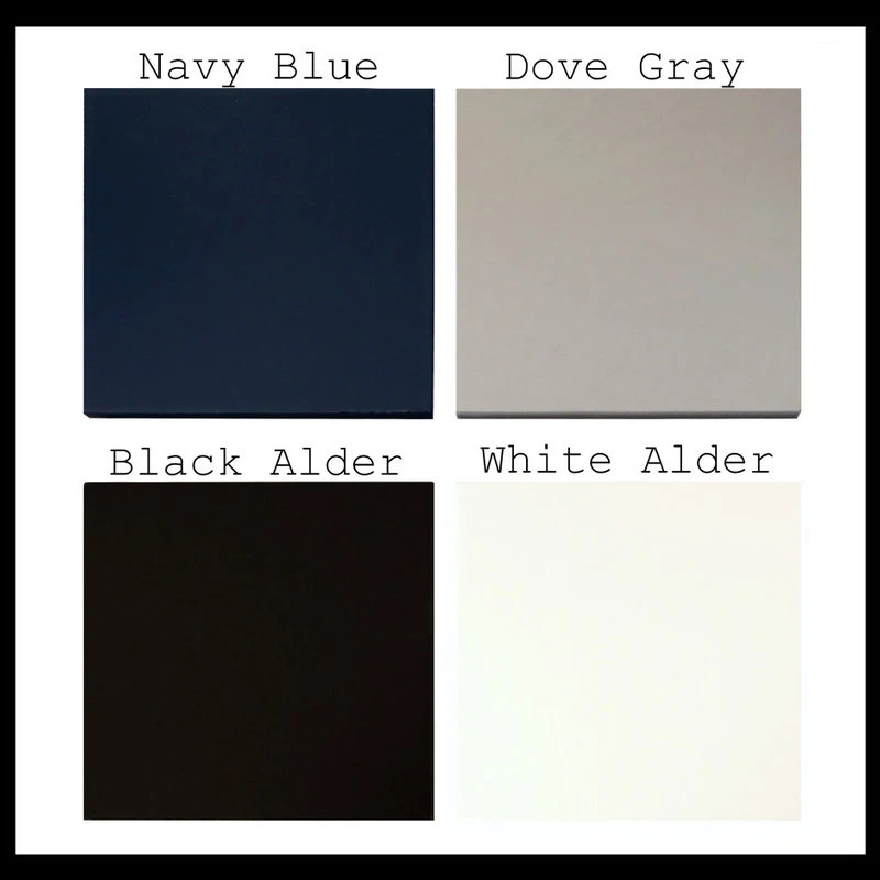 Forest Designs Furniture Oslo 2 Drawer File Cabinet, Navy Blue 9 Forest Designs Furniture Oslo 2 Drawer File Cabinet, Navy Blue - Image 7