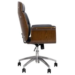 GDFStudio Byron Mid-Century Modern Swivel Office Chair, Black/Walnut/Silver 19 GDFStudio Byron Mid-Century Modern Swivel Office Chair, Black/Walnut/Silver -Boraam Industries Shop 6871951a0f909755 3779 w800 h800 b1 p0