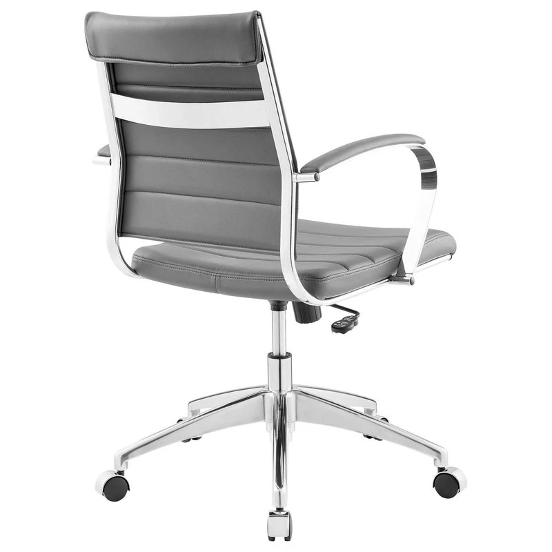 Modway Jive Mid Back Office Chair, Gray 5 Modway Jive Mid Back Office Chair, Gray - Image 3