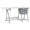 SD Studio Designs Pro Stitch Sewing, Hobby, Computer Table - Silver, White -Boraam Industries Shop 68c190d001017f5e 6982 w800 h800 b1 p0