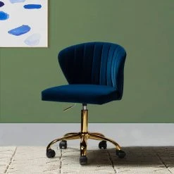 Karat Home Swivel Task Chair With Tufted Back, Navy 12 Karat Home Swivel Task Chair With Tufted Back, Navy -Boraam Industries Shop 68d1e501005923b0 1374 w800 h800 b0 p0
