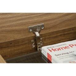 Rta Products- L Techni Mobili Compact Computer Desk With Multiple Storage, Walnut -Boraam Industries Shop 6991044600c275ed 8907 w800 h800 b0 p0