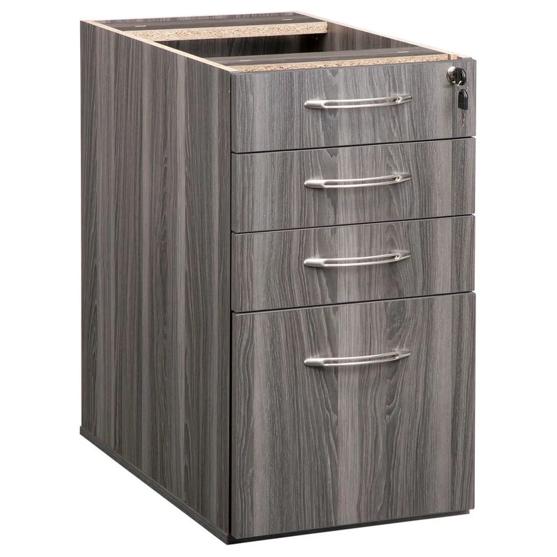 Safco Products Mayline Aberdeen Series Credenza Pedestal In Gray Finish APBBF20LGS 3 Safco Products Mayline Aberdeen Series Credenza Pedestal In Gray Finish APBBF20LGS